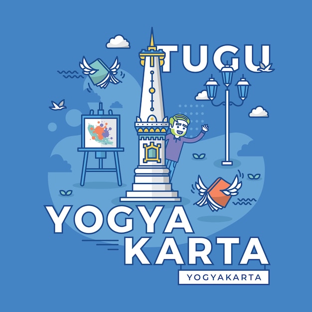 Detail Tugu Yogyakarta Vector Nomer 46