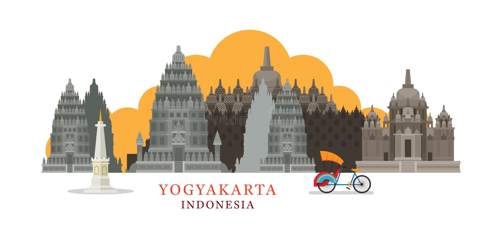 Detail Tugu Yogyakarta Vector Nomer 50