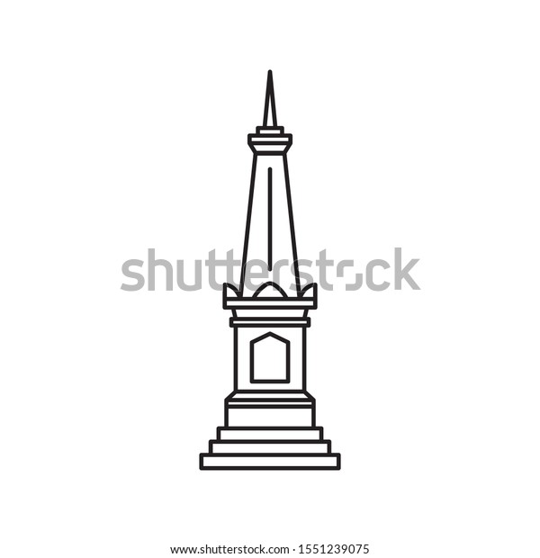 Detail Tugu Yogyakarta Vector Nomer 9