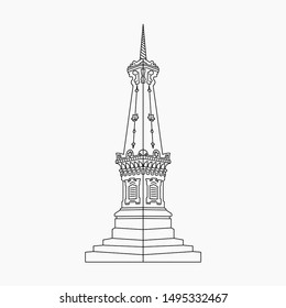 Detail Tugu Yogyakarta Vector Nomer 10