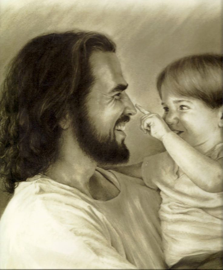 Detail Tuhan Yesus Dan Anak Kecil Nomer 22