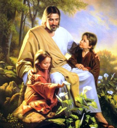Detail Tuhan Yesus Dan Anak Kecil Nomer 4