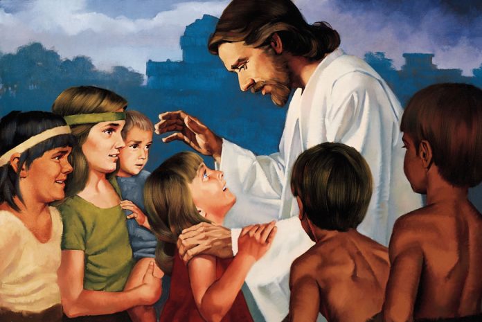Detail Tuhan Yesus Dan Anak Kecil Nomer 30