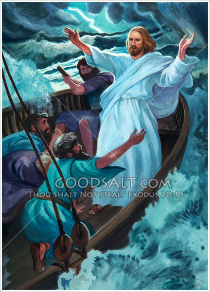 Detail Tuhan Yesus Menenangkan Badai Nomer 38