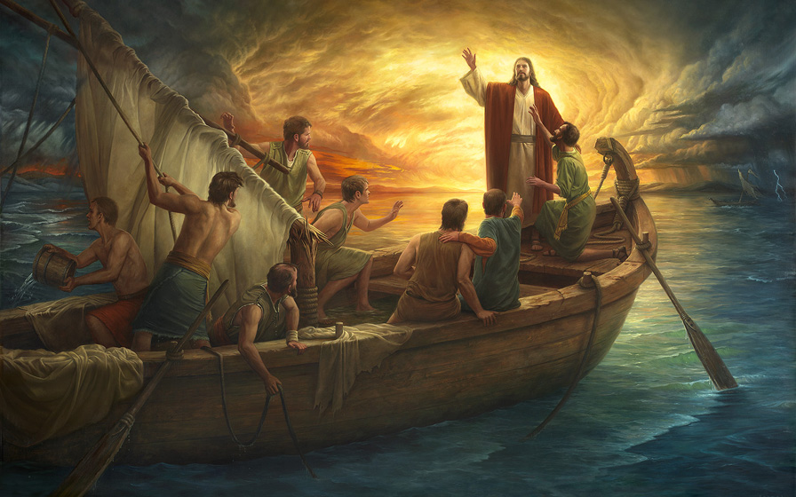 Detail Tuhan Yesus Menenangkan Badai Nomer 5