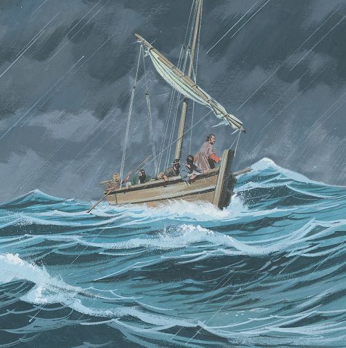 Detail Tuhan Yesus Menenangkan Badai Nomer 6