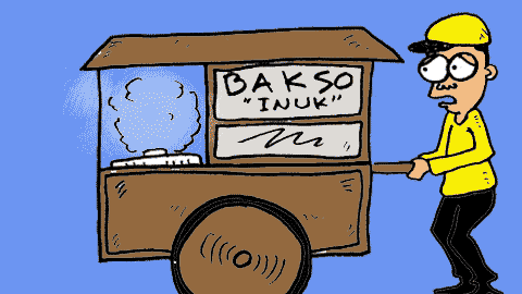 Detail Tukang Bakso Kartun Nomer 8