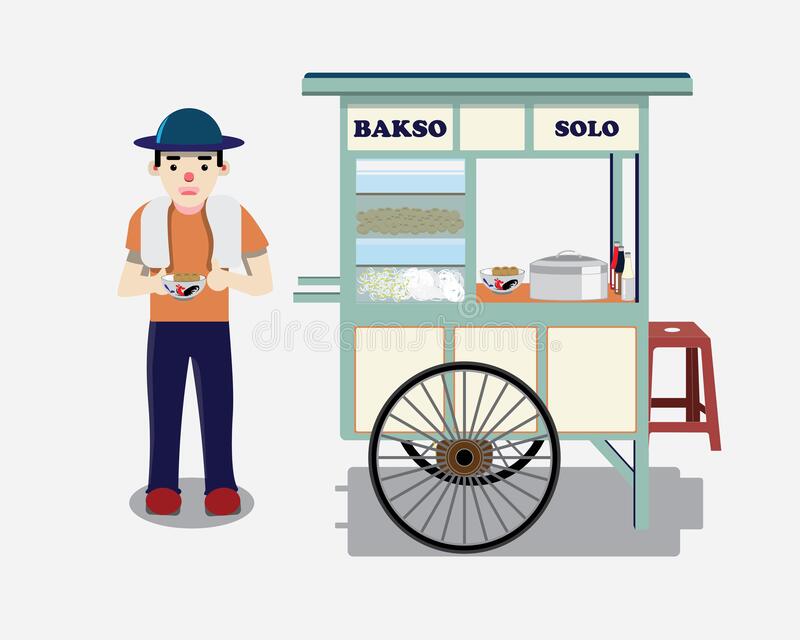 Detail Tukang Bakso Kartun Nomer 9