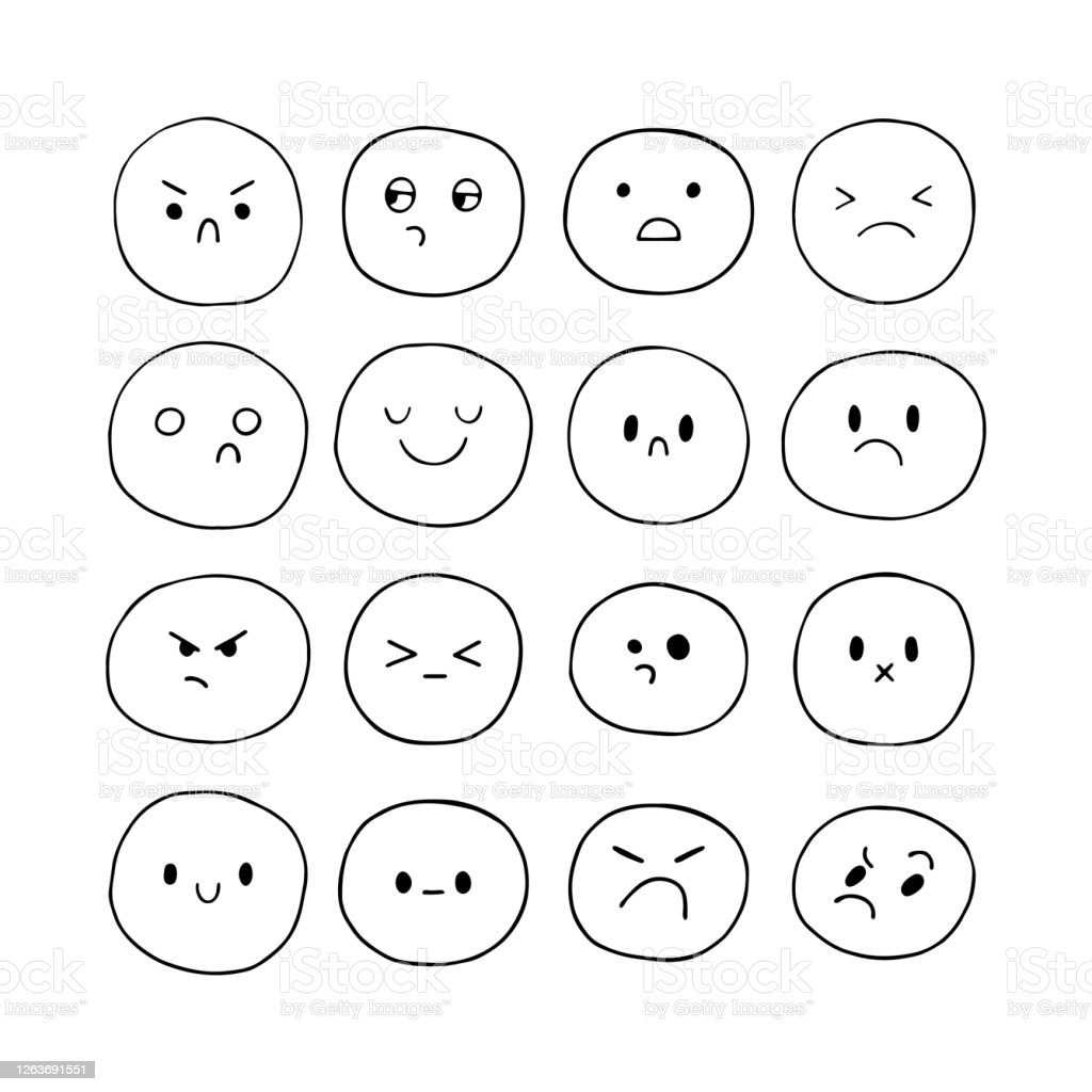 Detail Tulis Tangan Gambar Animasi Drawing Emoticons Nomer 7