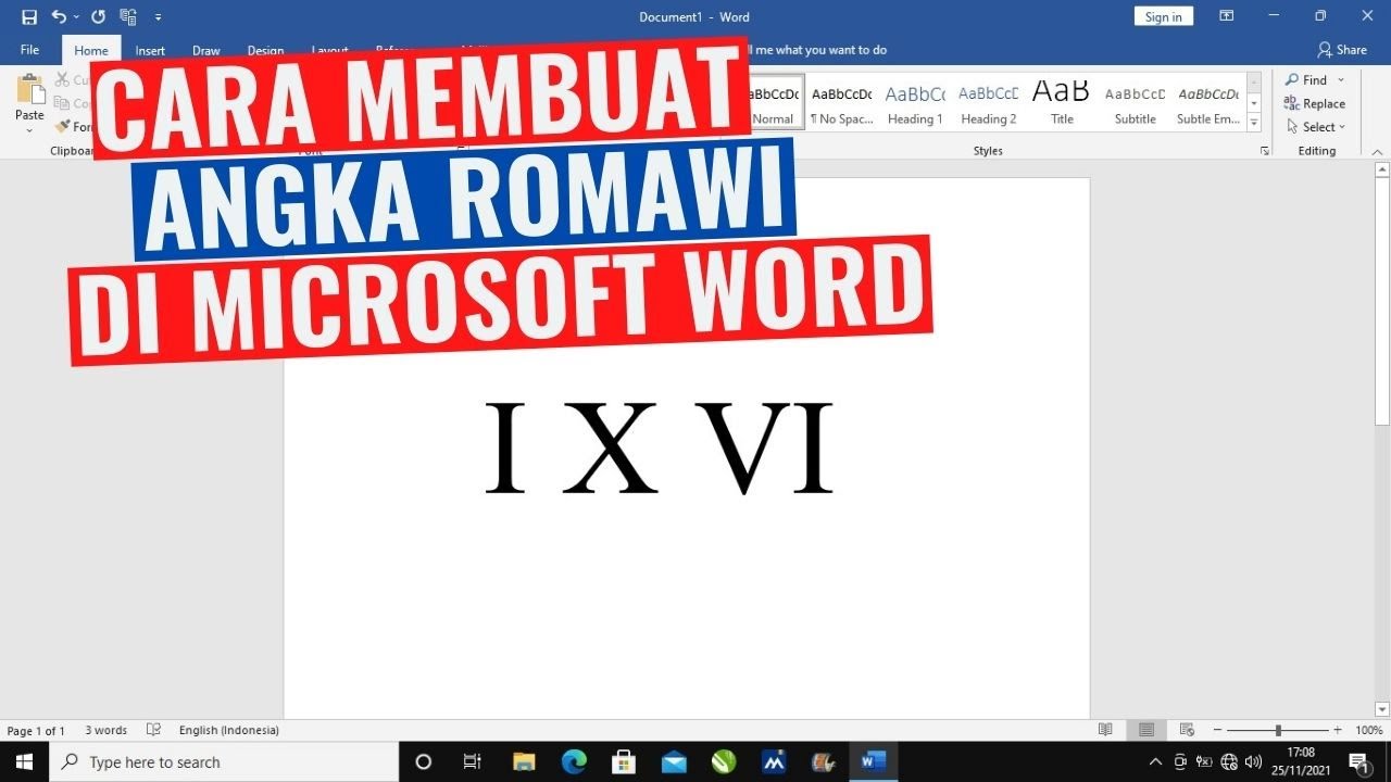 Detail Tulisan 6 Romawi Nomer 52