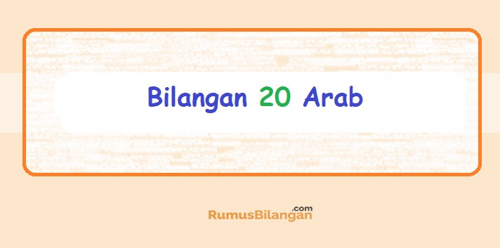 Detail Tulisan Angka Arab 2020 Nomer 32