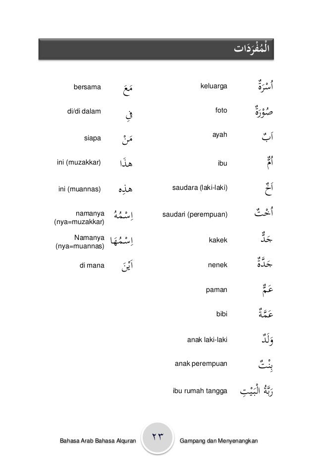 Detail Tulisan Arab Ayah Nomer 24
