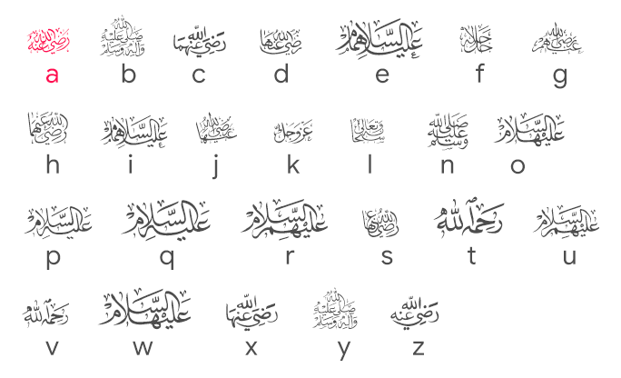 Tulisan Arab Hafidzahullah - KibrisPDR