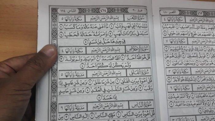 Detail Tulisan Arab Surat Al Falaq Nomer 41