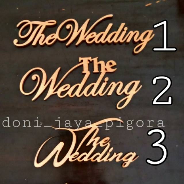 Detail Tulisan Di Foto Wedding Nomer 10