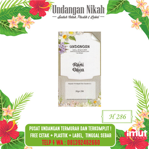 Detail Tulisan Di Undangan Pernikahan Nomer 6