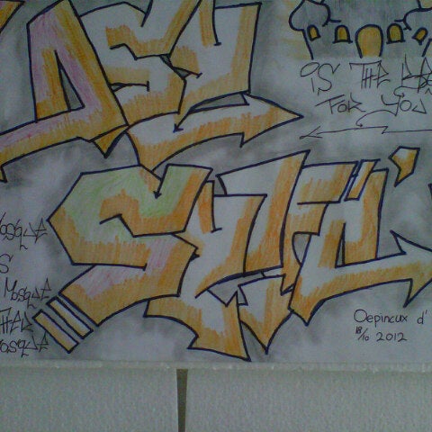 Detail Tulisan Grafiti Nama Nomer 51