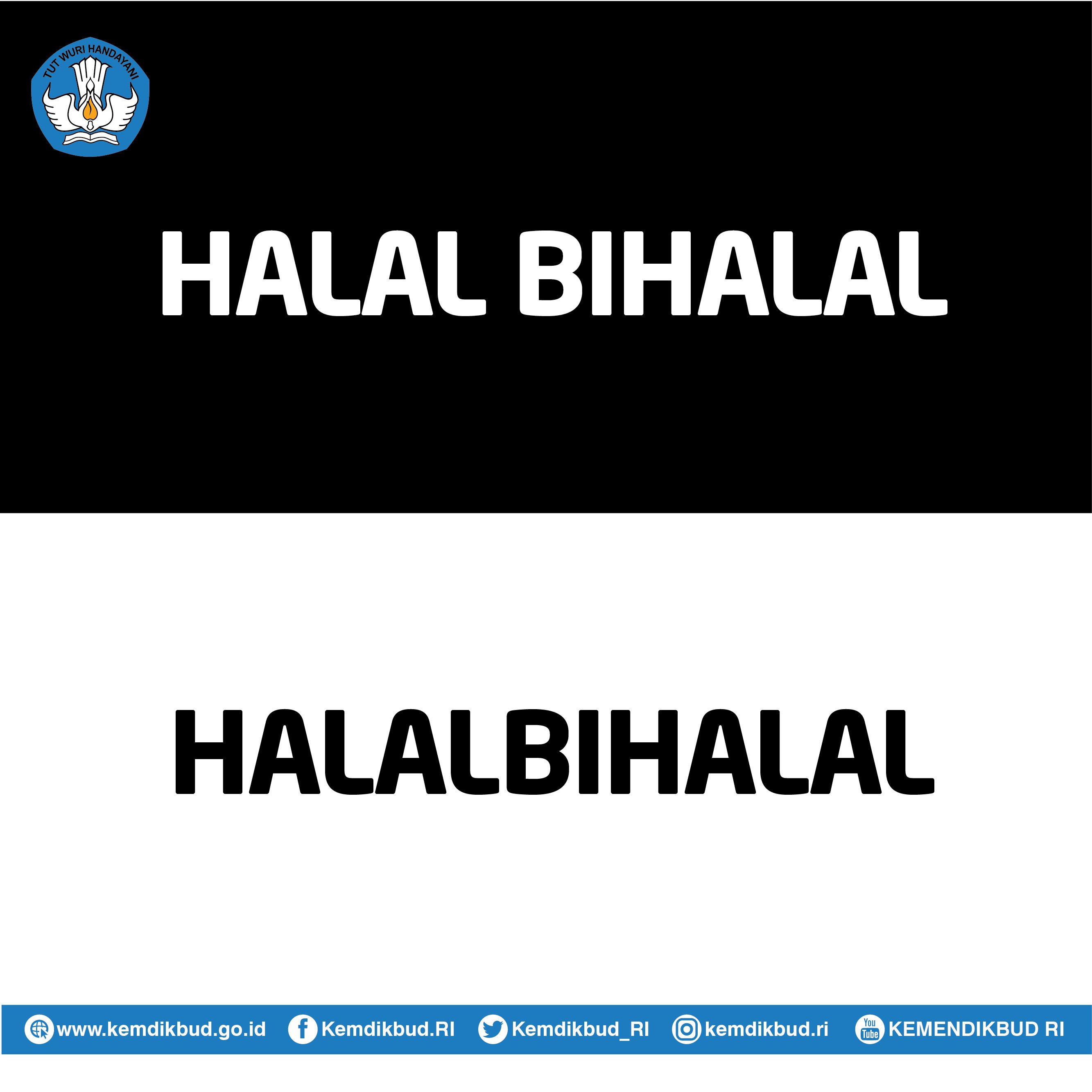 Detail Tulisan Halal Bihalal Keren Nomer 38