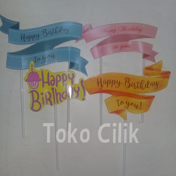 Detail Tulisan Happy Birthday Di Kertas Nomer 11