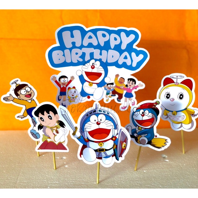 Detail Tulisan Happy Birthday Doraemon Nomer 10