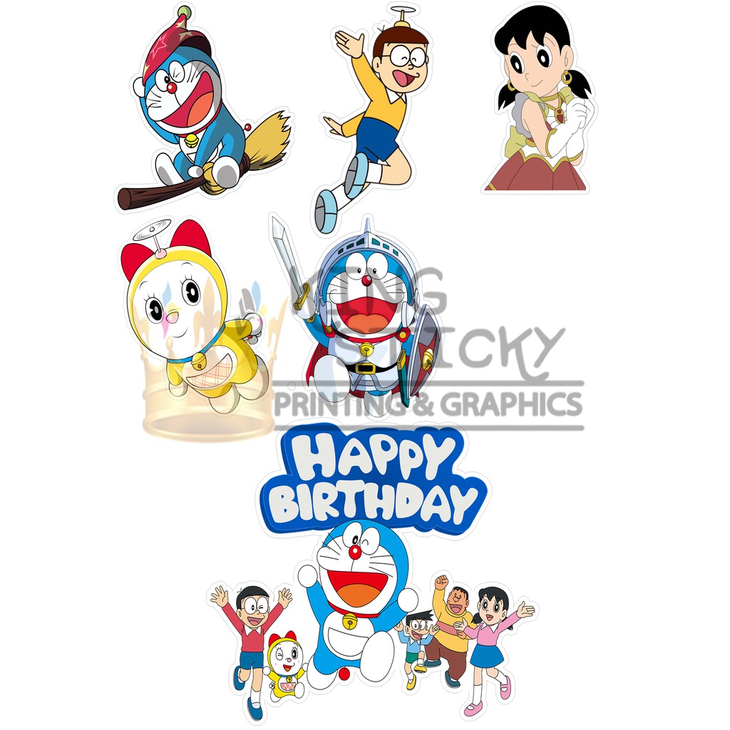 Detail Tulisan Happy Birthday Doraemon Nomer 13