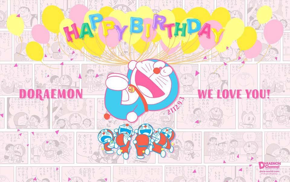 Detail Tulisan Happy Birthday Doraemon Nomer 39