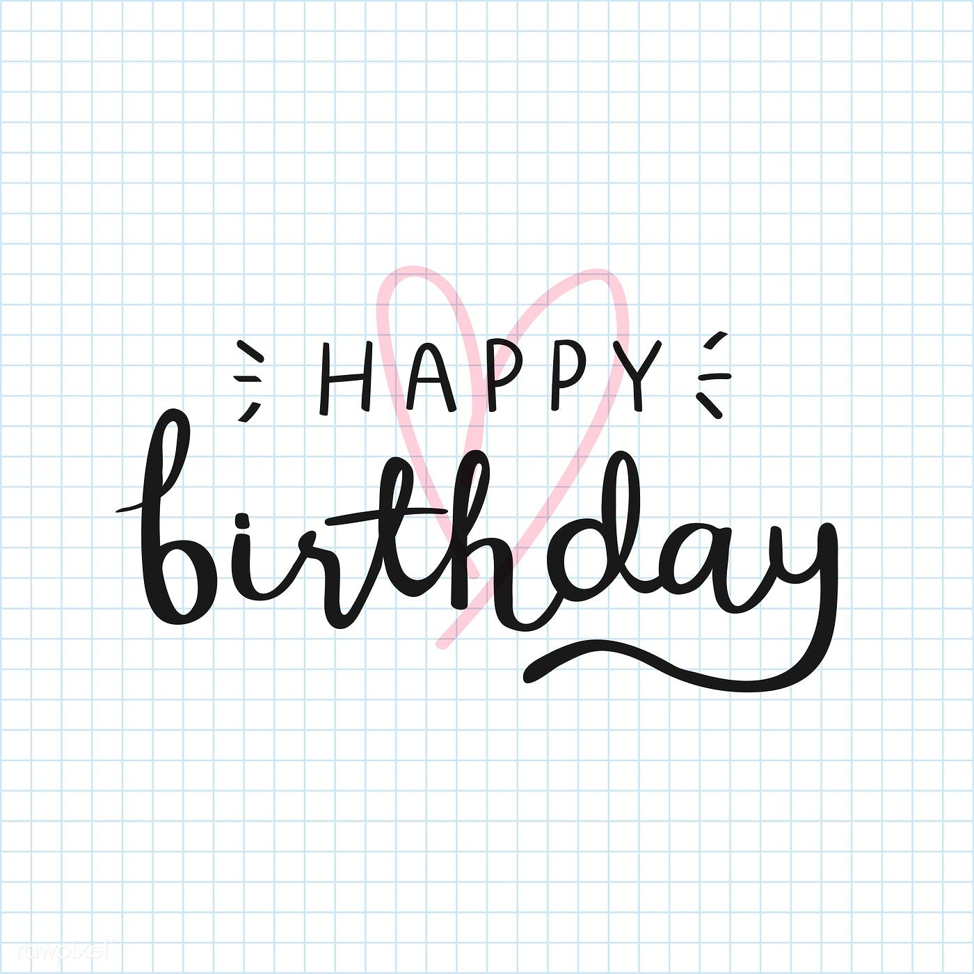 Tulisan Happy Birthday Estetik - 52+ Koleksi Gambar