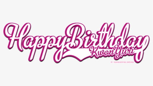 Detail Tulisan Happy Birthday Pink Nomer 14