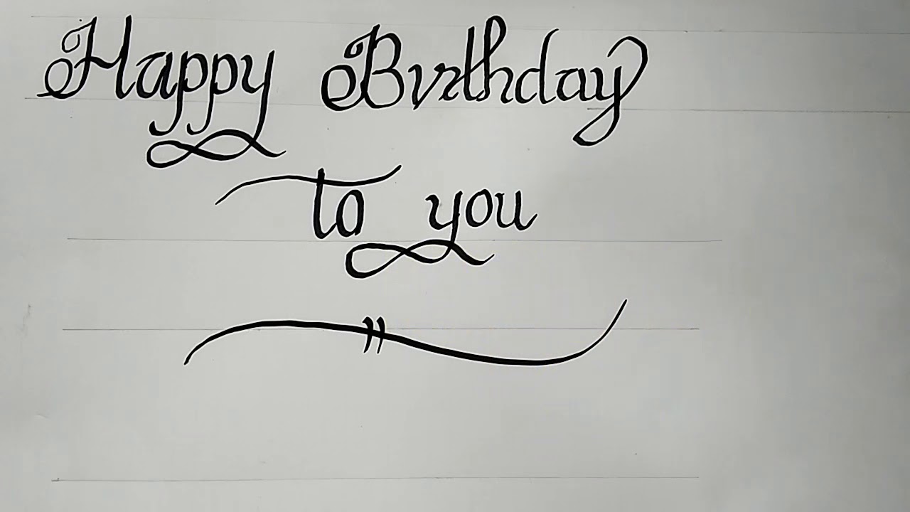 Detail Tulisan Happy Birthday Yang Cantik Nomer 18