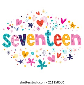 Detail Tulisan Happy Sweet Seventeen Nomer 15