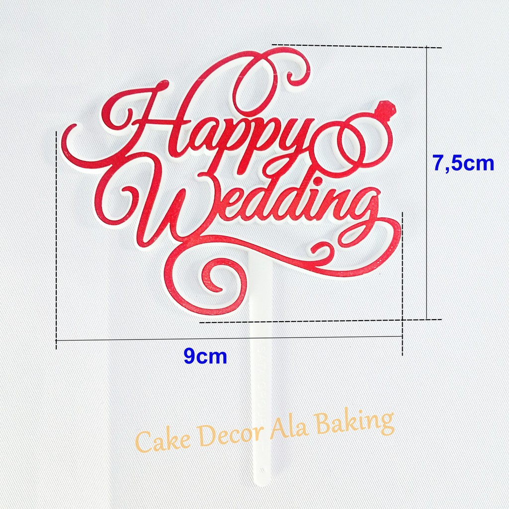 Detail Tulisan Happy Wedding Keren Nomer 29