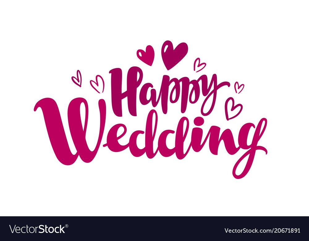 Detail Tulisan Happy Wedding Png Nomer 13