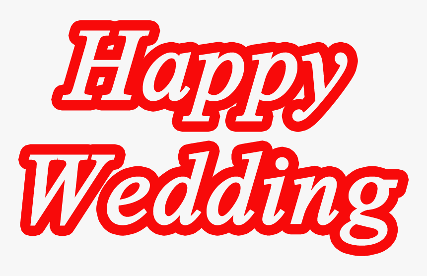 Detail Tulisan Happy Wedding Png Nomer 4