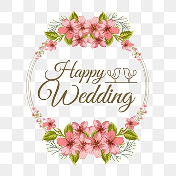 Detail Tulisan Happy Wedding Png Nomer 8