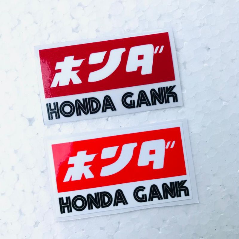 Detail Tulisan Honda Gank Nomer 16