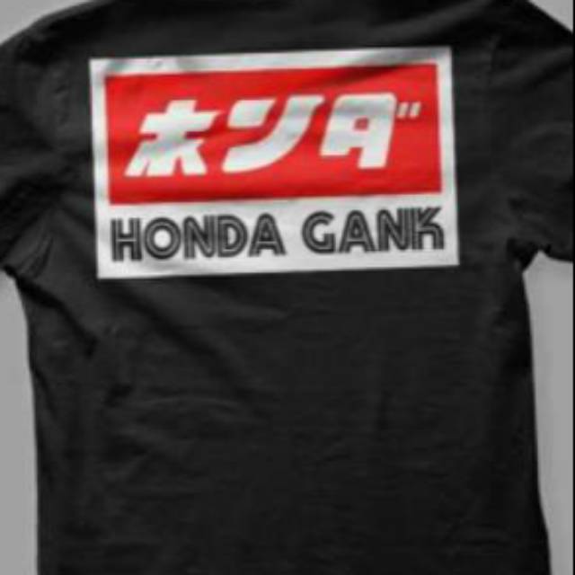 Detail Tulisan Honda Gank Nomer 18