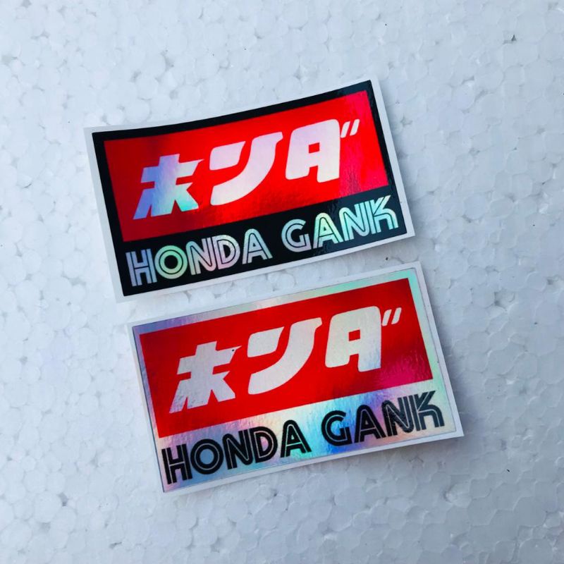 Detail Tulisan Honda Gank Nomer 32