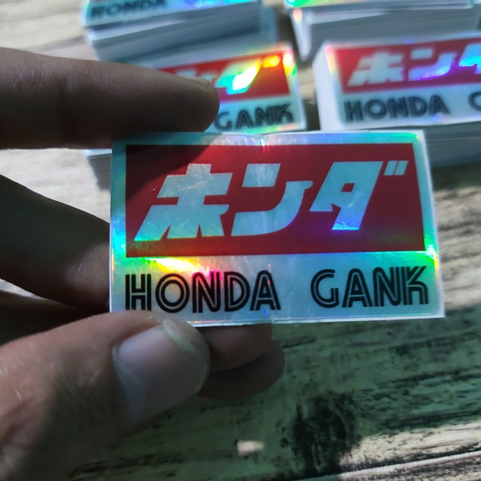 Detail Tulisan Honda Gank Nomer 51