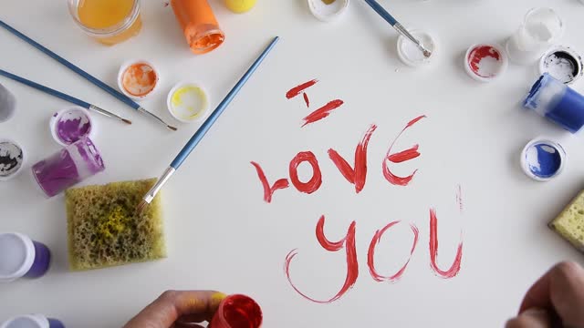 Detail Tulisan I Love You Di Kertas Nomer 40