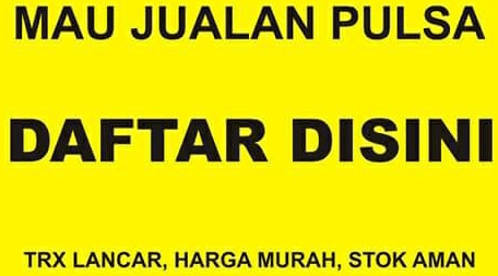 Detail Tulisan Jual Pulsa Nomer 35