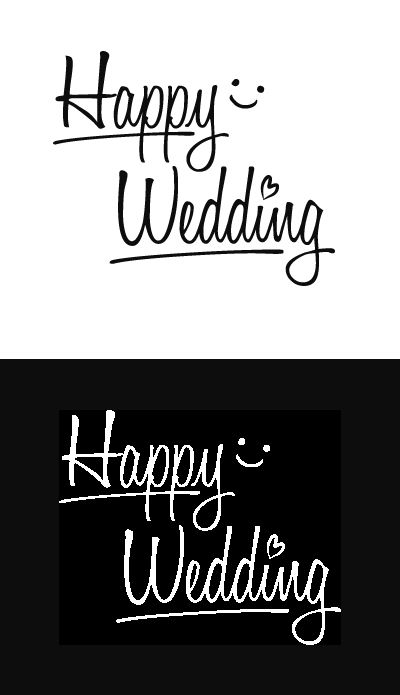 Detail Tulisan Keren Happy Wedding Nomer 19