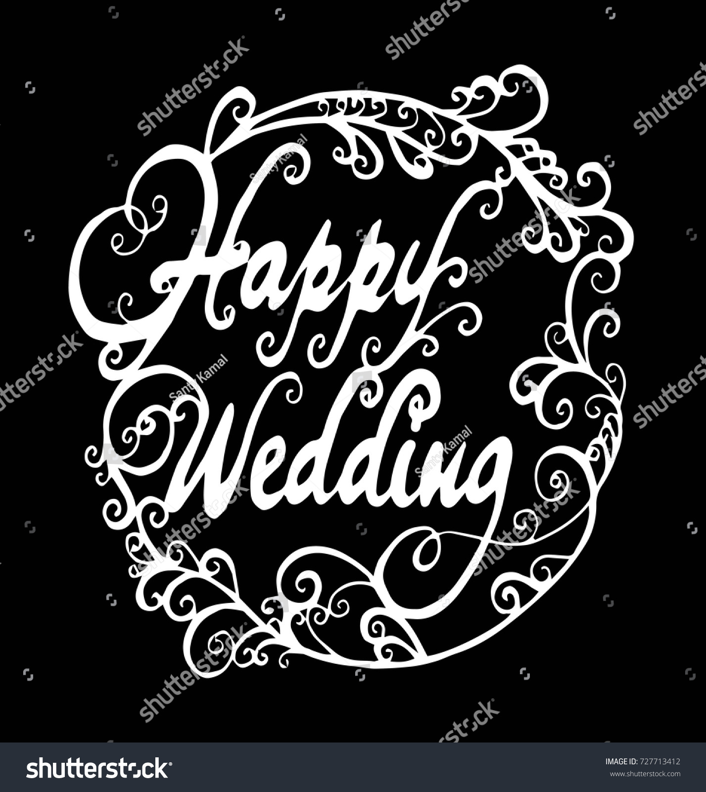 Download Tulisan Keren Happy Wedding Nomer 4