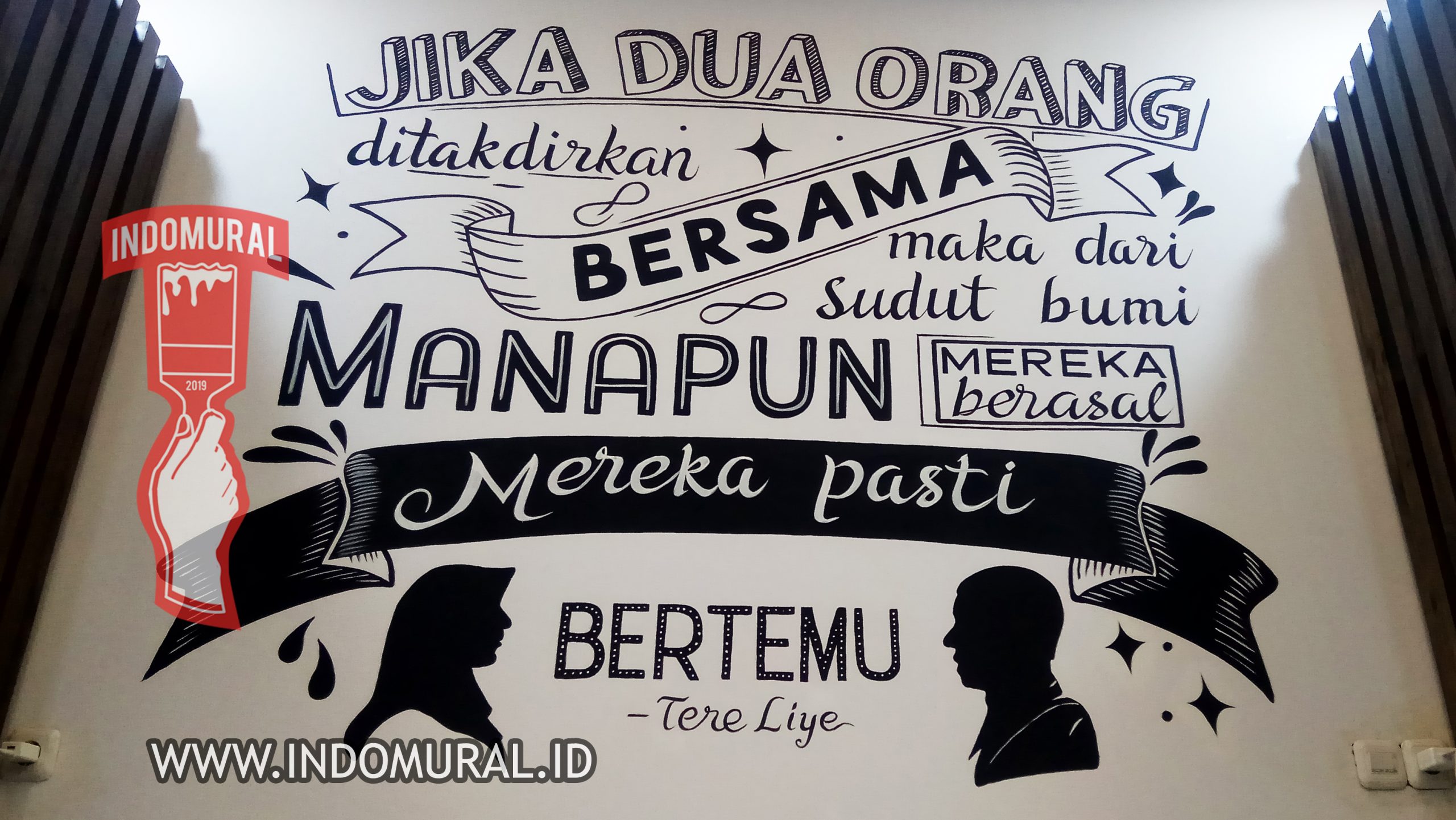 Detail Tulisan Mural Dinding Nomer 11