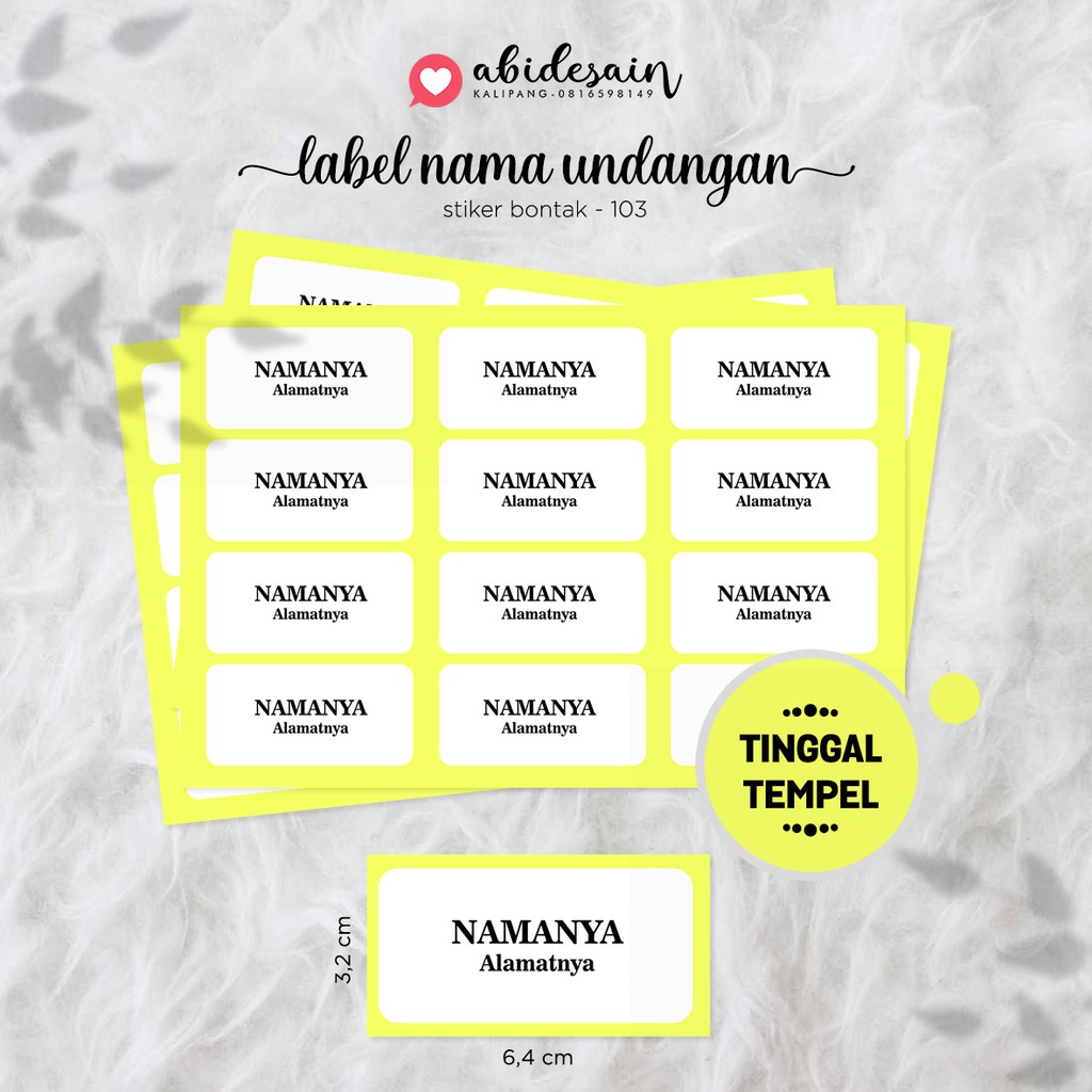 Detail Tulisan Nama Di Undangan Nomer 27