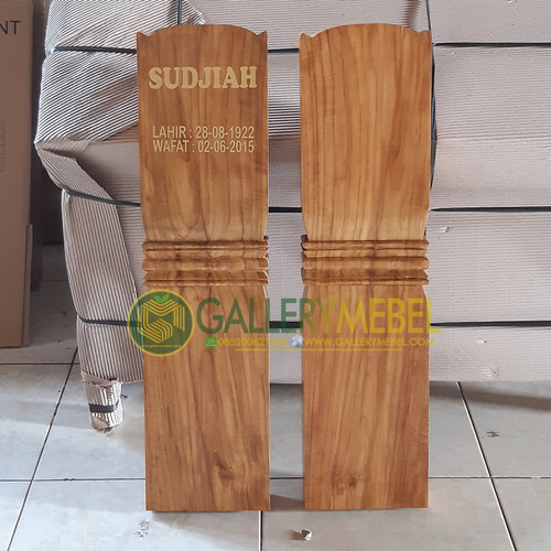 Detail Tulisan Nisan Kayu Nomer 30