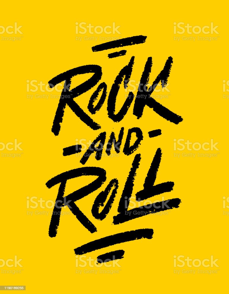 Detail Tulisan Rock N Roll Nomer 2