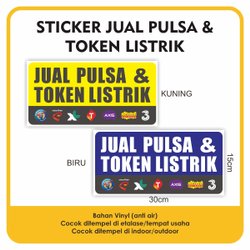 Detail Tulisan Sedia Pulsa Dan Token Listrik Nomer 45