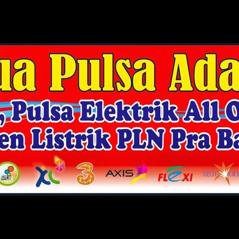 Detail Tulisan Sedia Pulsa Dan Token Listrik Nomer 7