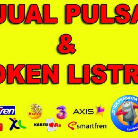 Detail Tulisan Sedia Pulsa Dan Token Listrik Nomer 8