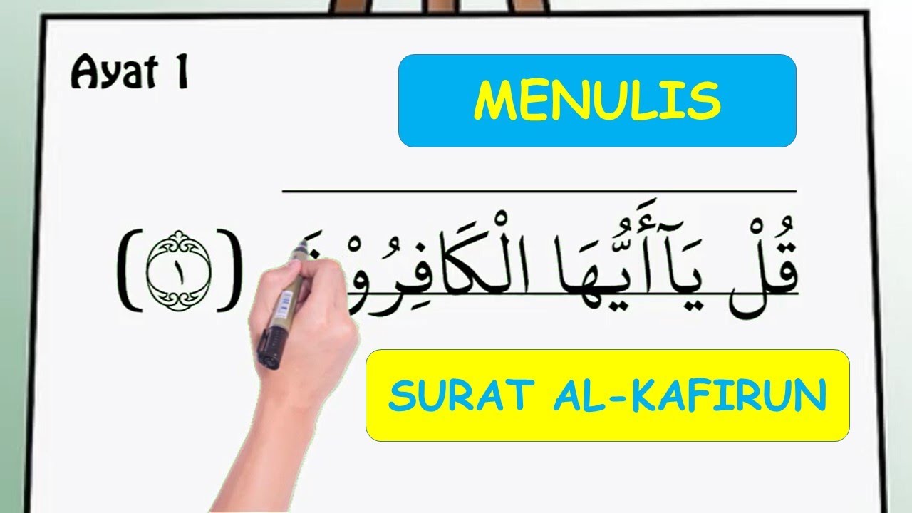 Detail Tulisan Surat Al Kafirun Nomer 23